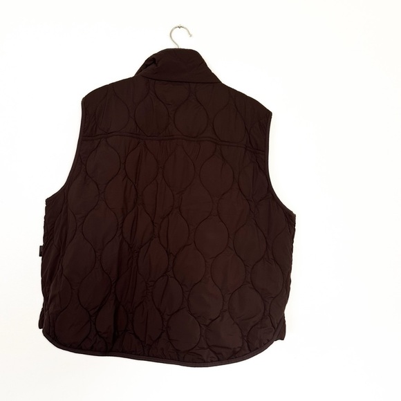 Lou & Grey Womens XL Brown Quilted Puffer Vest Jacket - Picture 6 of 6